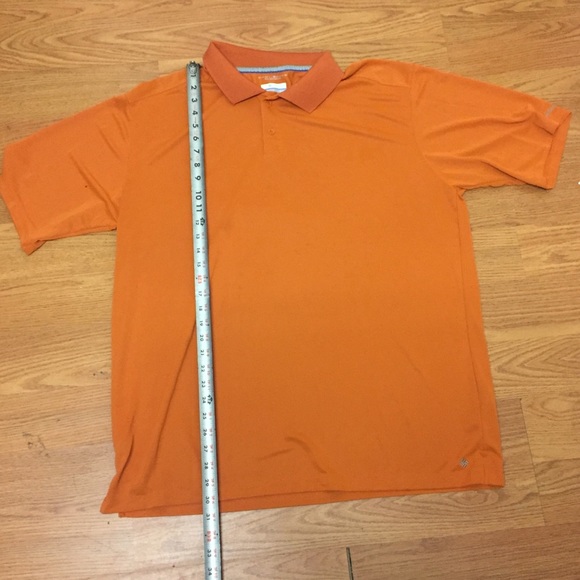 Men polo Columbia size xl orange - Picture 2 of 6